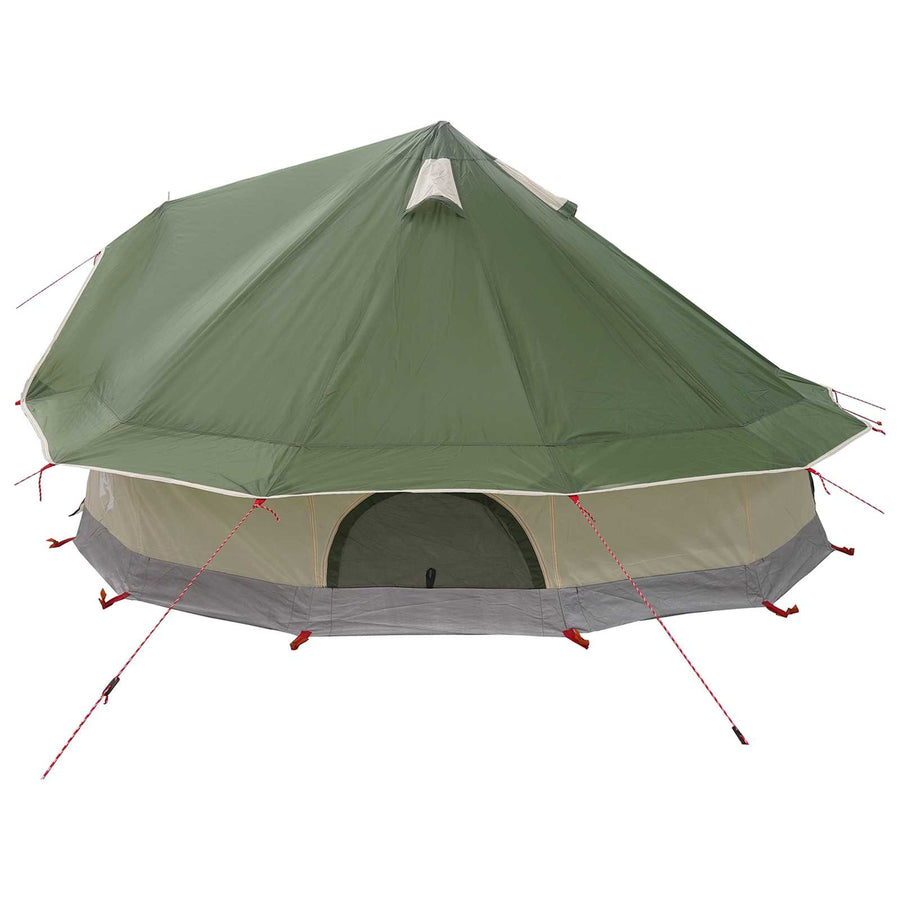 Tipi Tent met dak Groen 700 x 700 x 395 cm Polyester en staal