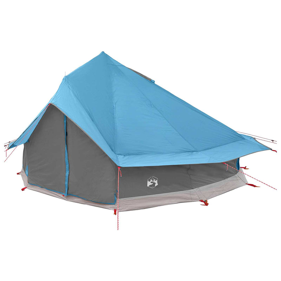 Tipi Tent met dak Blauw 700 x 700 x 395 cm Polyester en staal