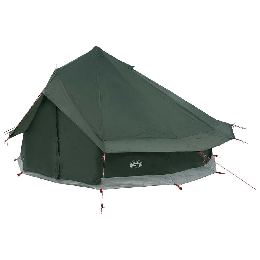 Tipi Tent Legergroen 700 x 700 x 395 cm Polyester en staal