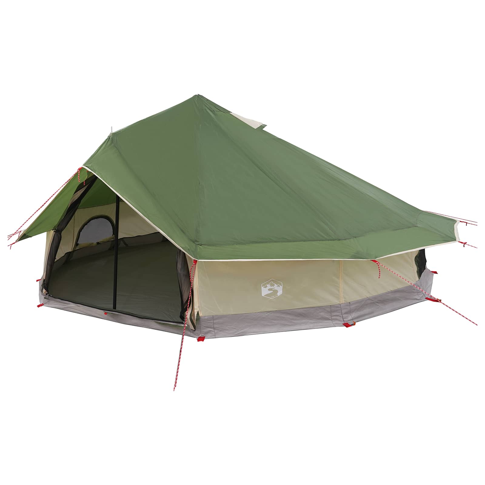 Tipi Tent met dak Groen 800 x 800 x 430 cm Polyester en staal