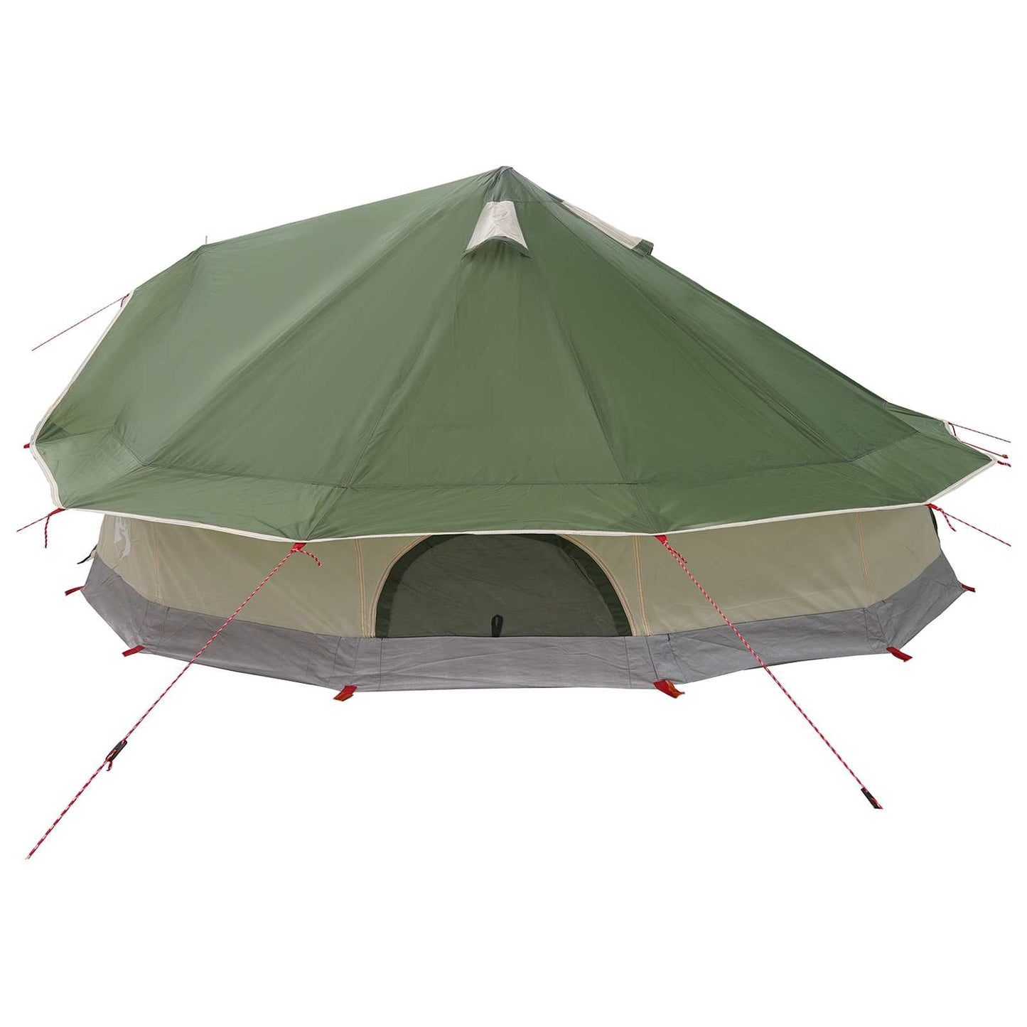 Tipi Tent met dak Groen 800 x 800 x 430 cm Polyester en staal