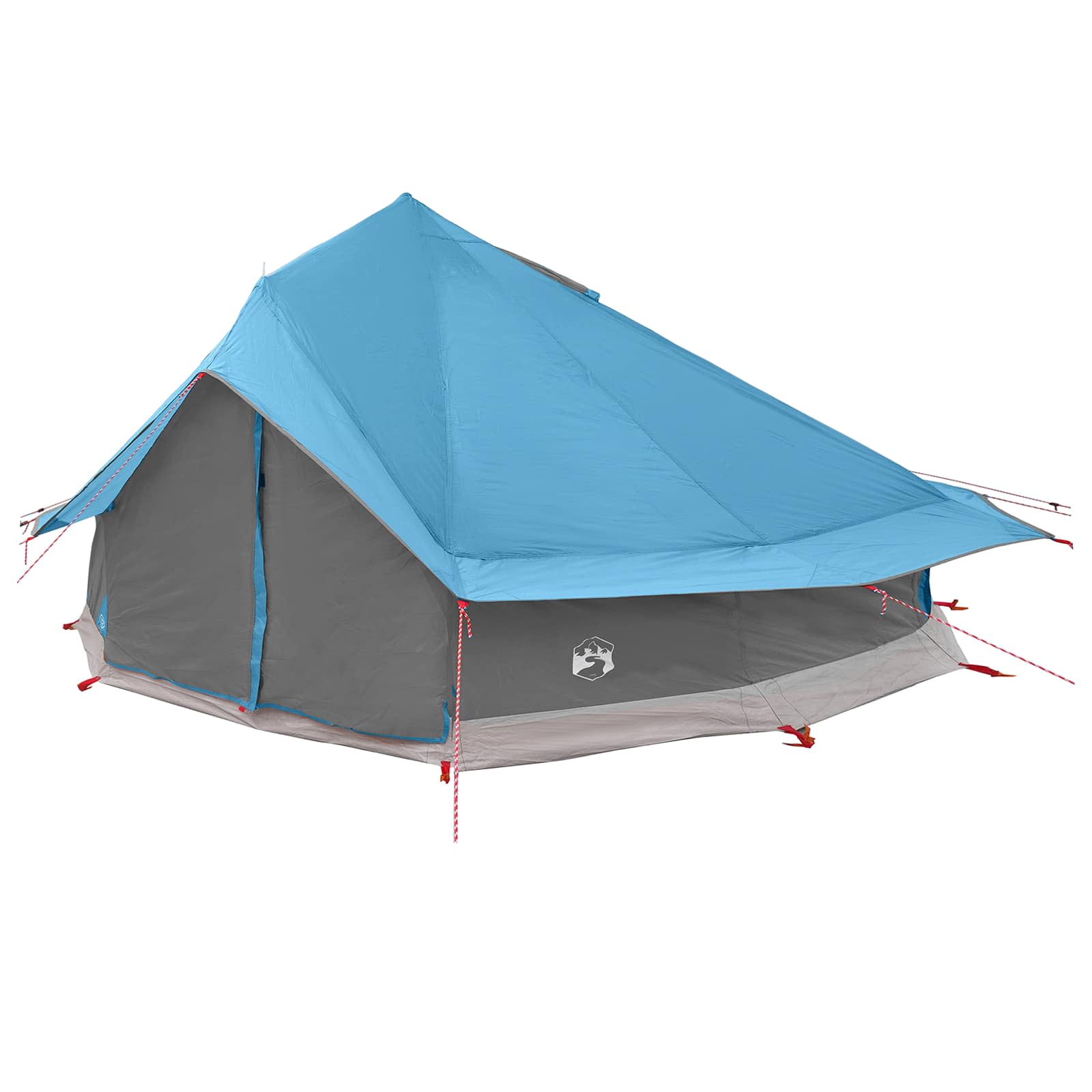Tipi Tent met dak Blauw 800 x 800 x 430 cm Polyester en staal