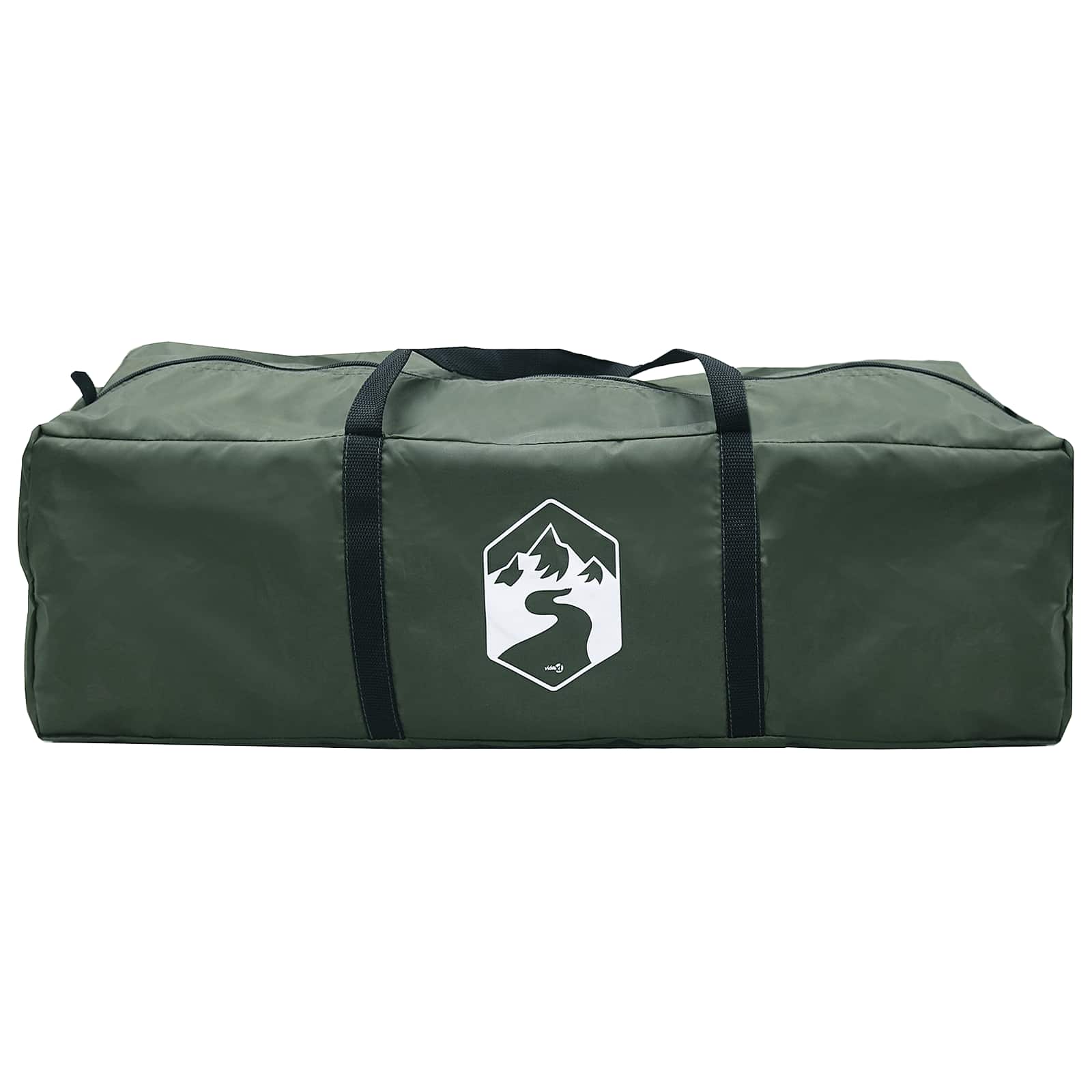 Tipi Tent Legergroen 800 x 800 x 430 cm Polyester en staal