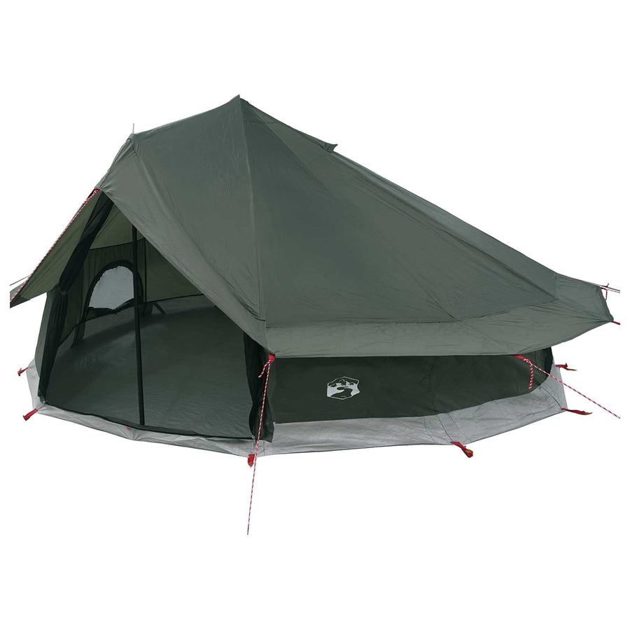 Tipi Tent Legergroen 800 x 800 x 430 cm Polyester en staal