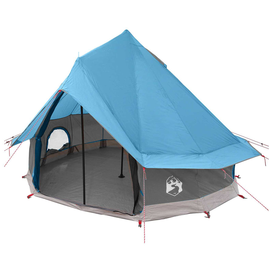Tipi Tent met dak Blauw 250 x 250 cm Polyester en staal