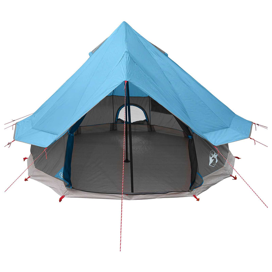 Tipi Tent met dak Blauw 250 x 250 cm Polyester en staal