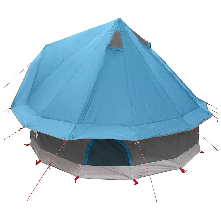 Tipi Tent met dak Blauw 250 x 250 cm Polyester en staal