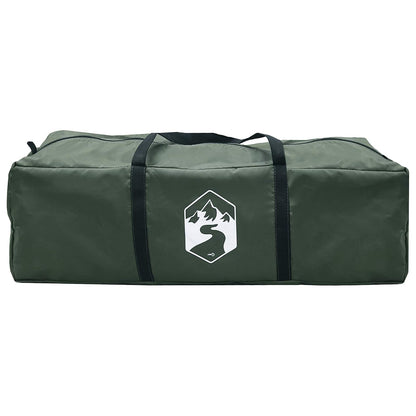 Tipi Tent met dak Legergroen 250 x 250 cm Polyester en staal