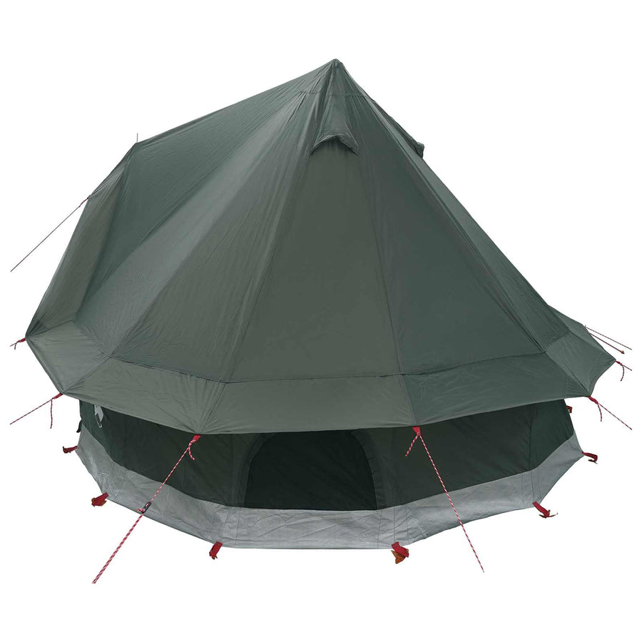Tipi Tent met dak Legergroen 250 x 250 cm Polyester en staal