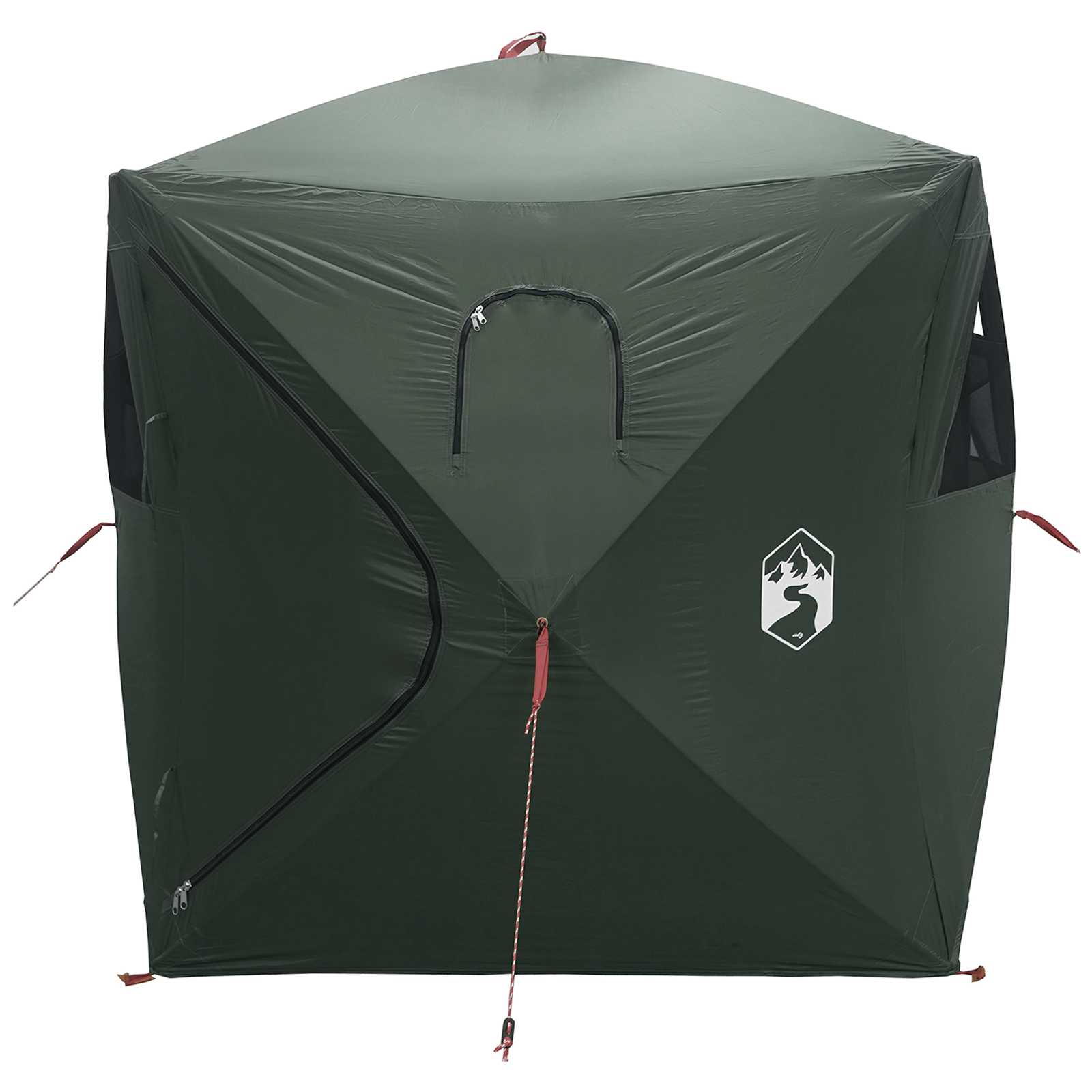Jacht Tent Legergroen 143 x 143 x 165 cm Polyester en staal