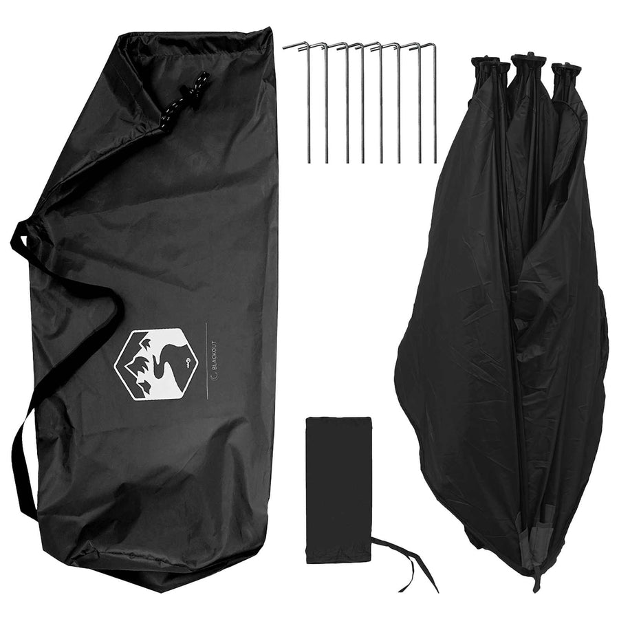 Jacht Tent Wit Blackout 143 x 143 x 165 cm Polyester en staal