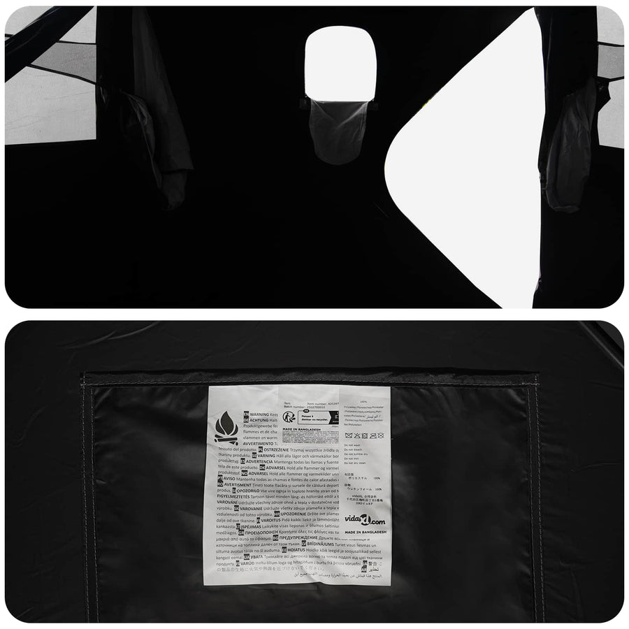 Jacht Tent Wit Blackout 143 x 143 x 165 cm Polyester en staal