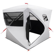 Tent 143x143x165 cm wit blackout polyester staal