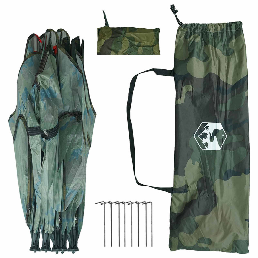 Jacht Tent Camouflage 143 x 143 x 165 cm Polyester en staal
