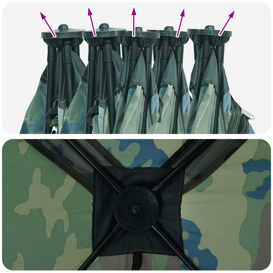 Jacht Tent Camouflage 143 x 143 x 165 cm Polyester en staal