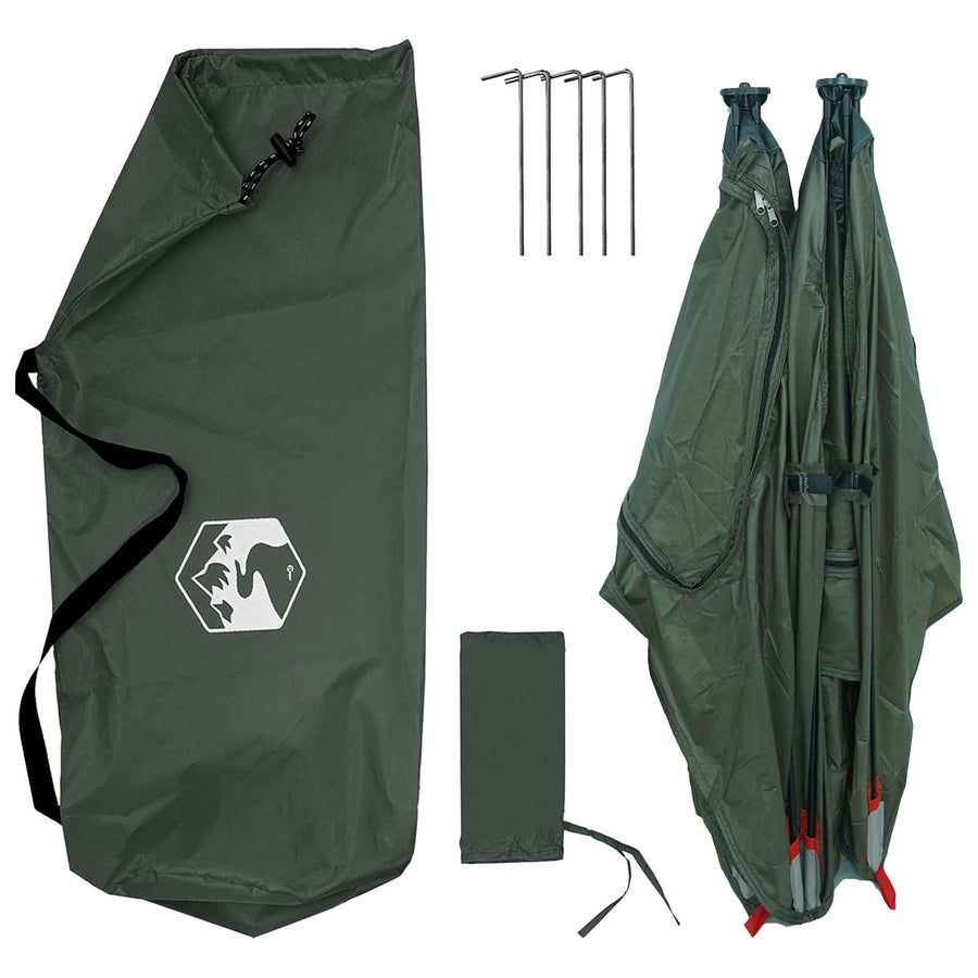 Jacht Tent Legergroen 145 x 145 x 150 cm Polyester en staal