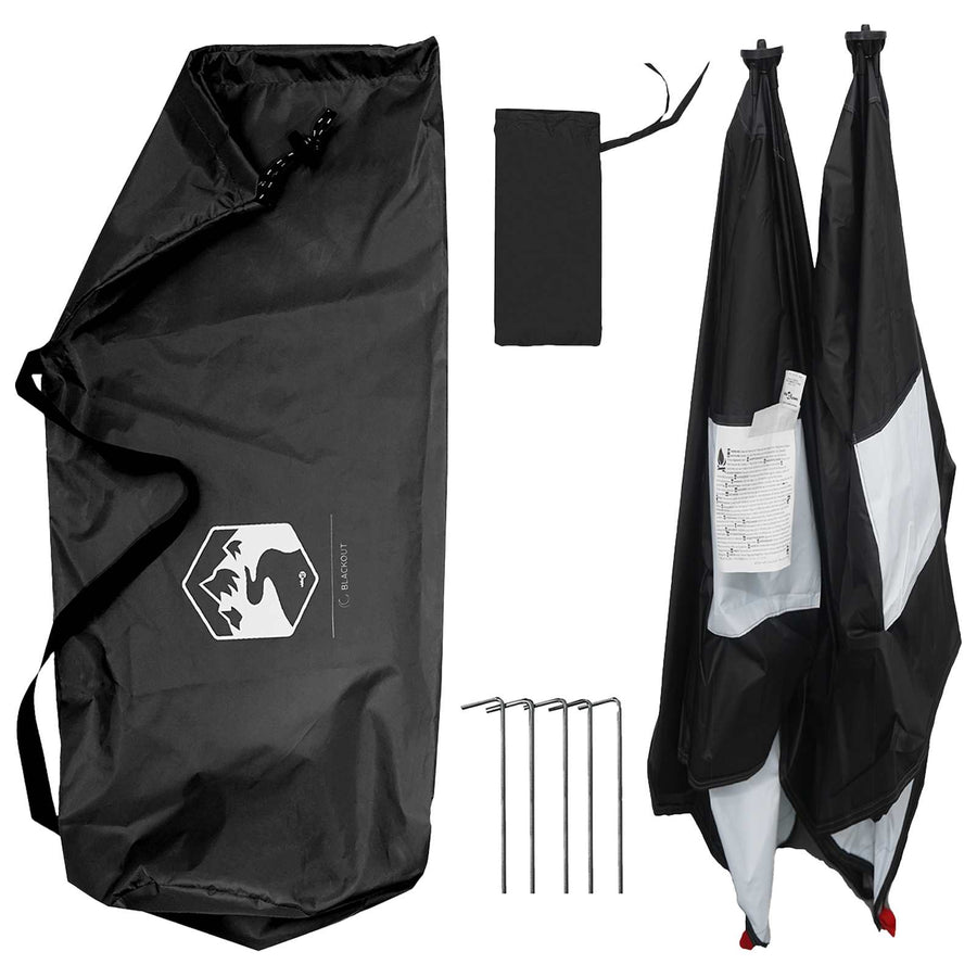 Jacht Tent Wit Blackout 145 x 145 x 150 cm Polyester en staal