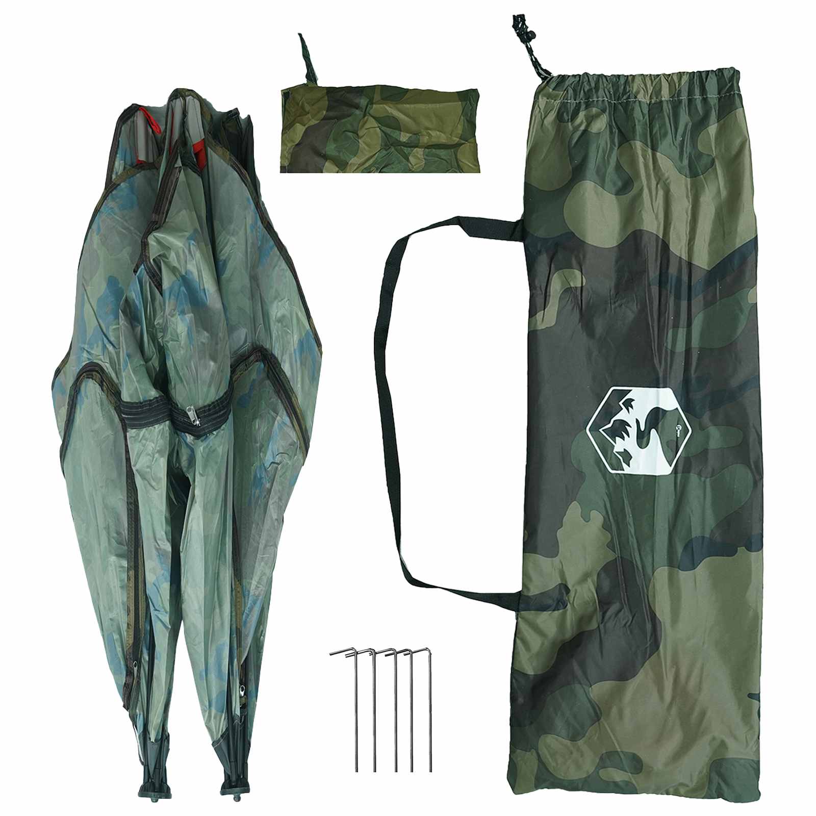 Jacht Tent Camouflage 145 x 145 x 150 cm Polyester en staal