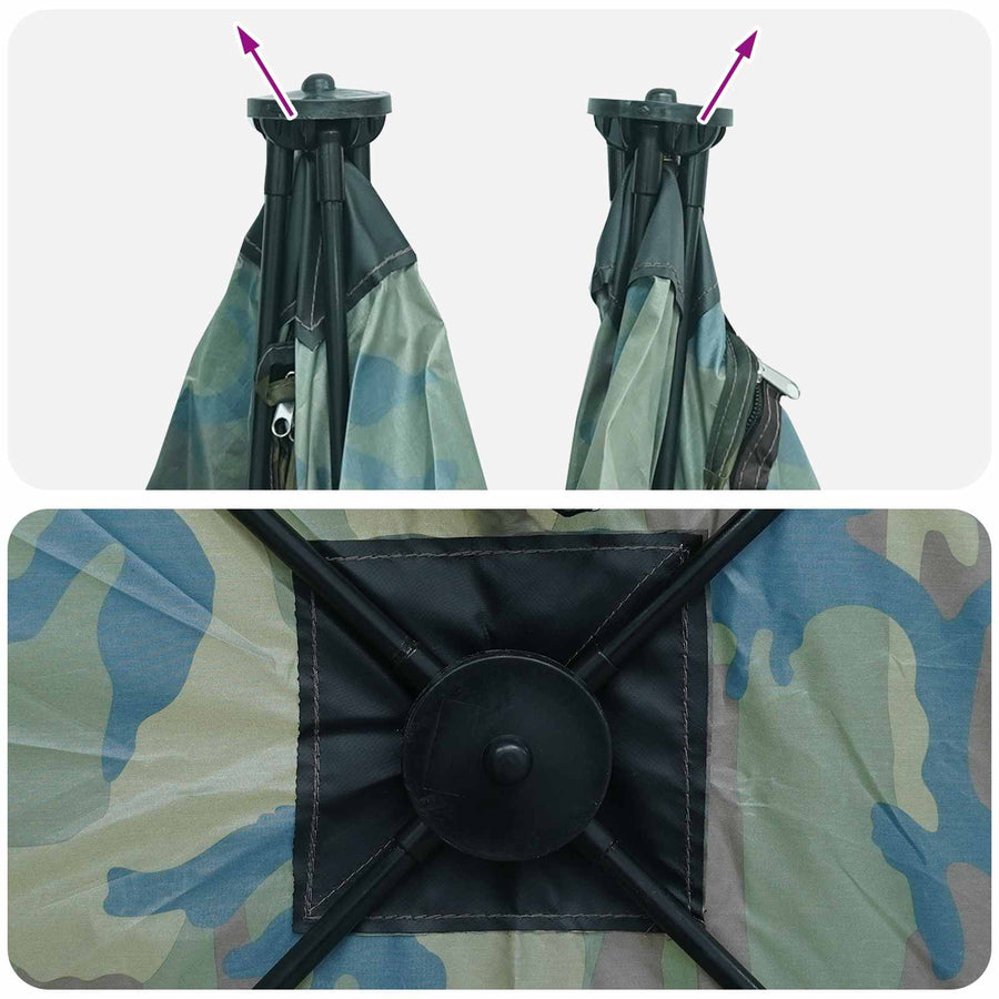 Jacht Tent Camouflage 145 x 145 x 150 cm Polyester en staal