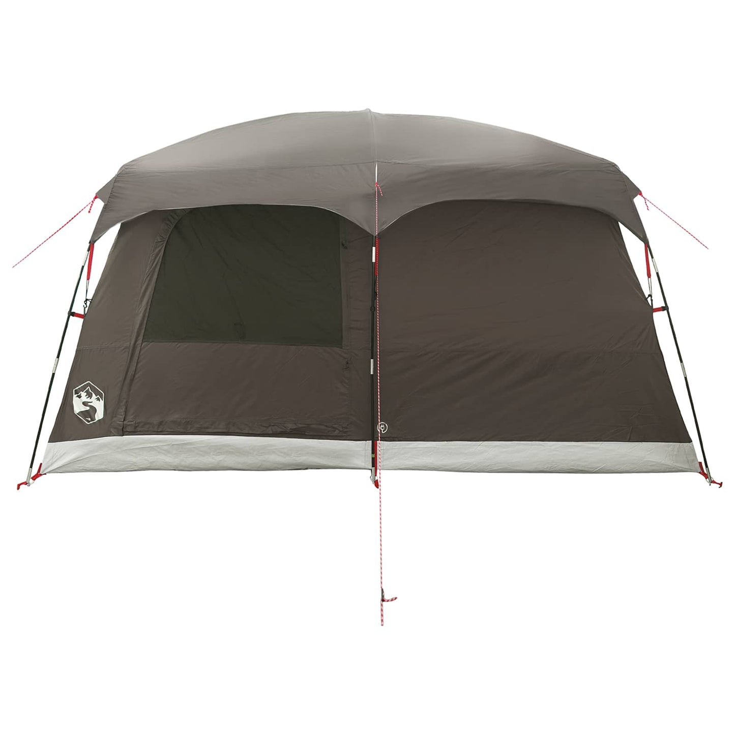 Gezinstent met dak Bruin Grijs 320 x 210 x 180 cm Polyester