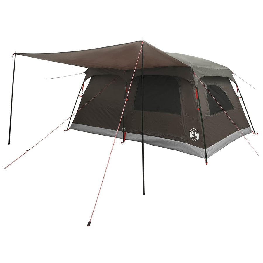 Gezinstent Bruin Grijs 420 x 305 x 200 cm Polyester en staal