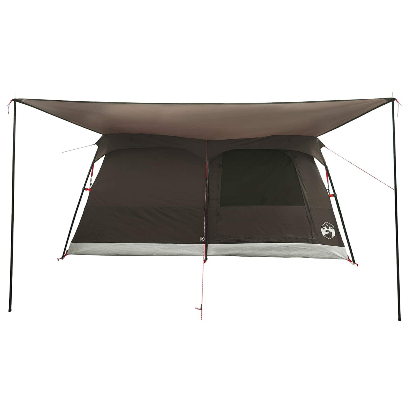 Gezinstent Bruin Grijs 420 x 305 x 200 cm Polyester en staal