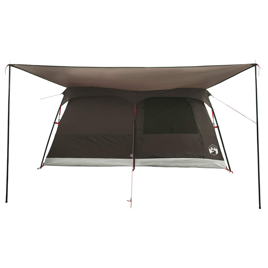 Gezinstent Bruin Grijs 420 x 305 x 200 cm Polyester en staal