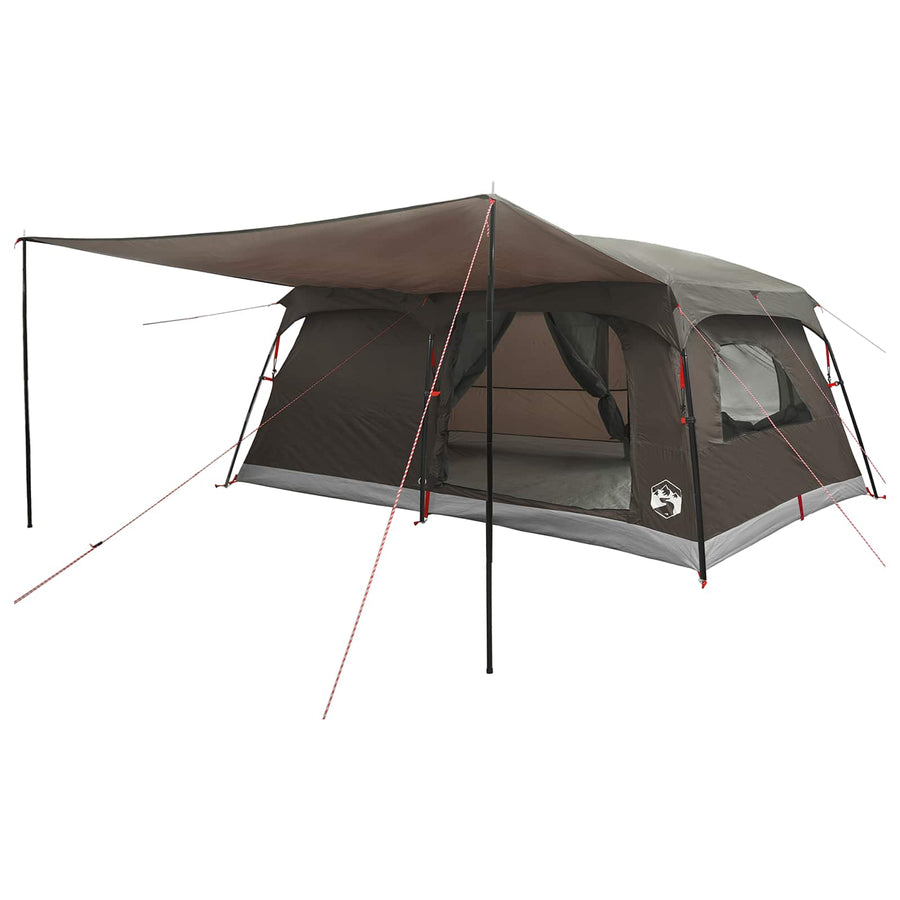 Gezinstent Bruin Grijs 500 x 400 x 230 cm Polyester en staal