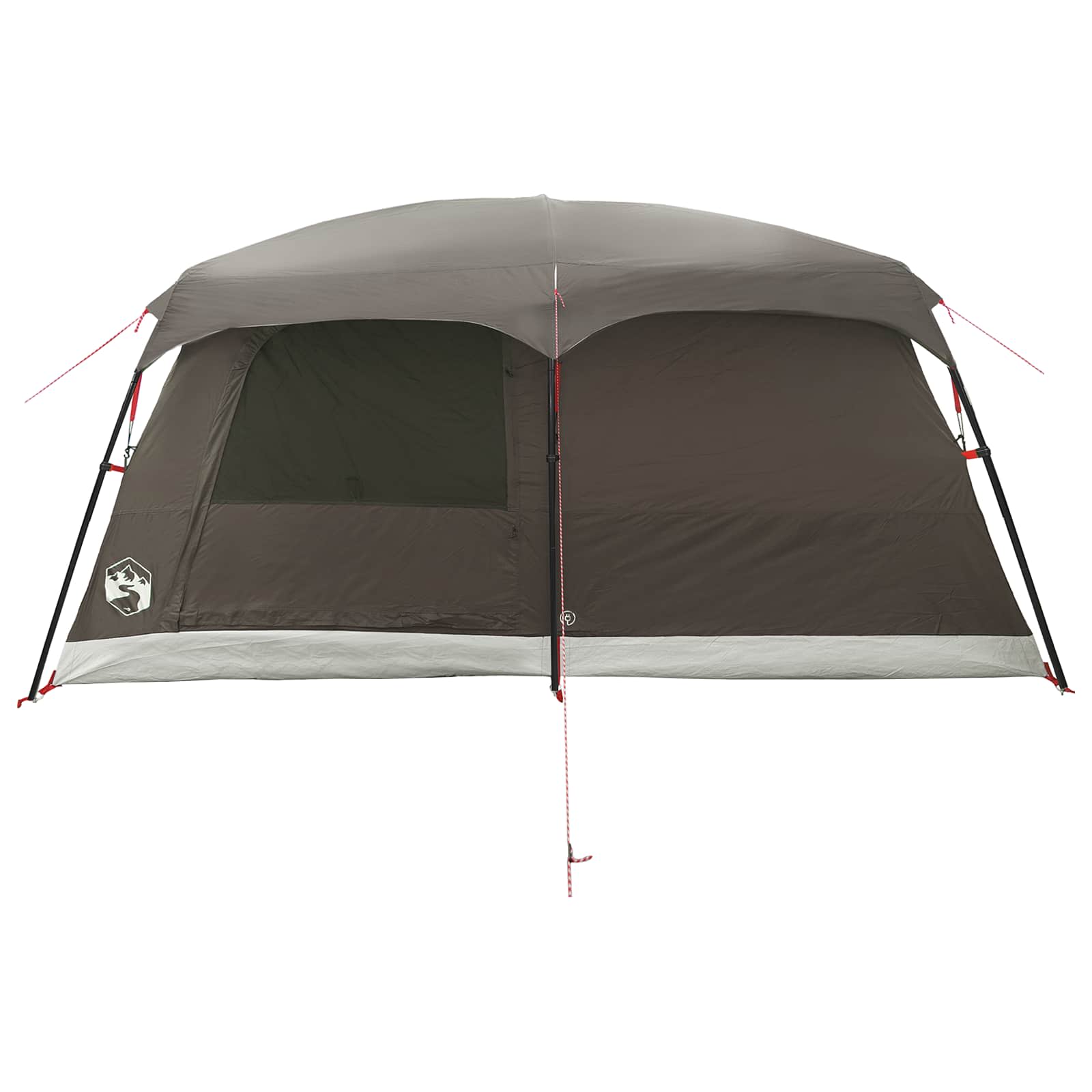 Gezinstent Bruin Grijs 500 x 400 x 230 cm Polyester en staal