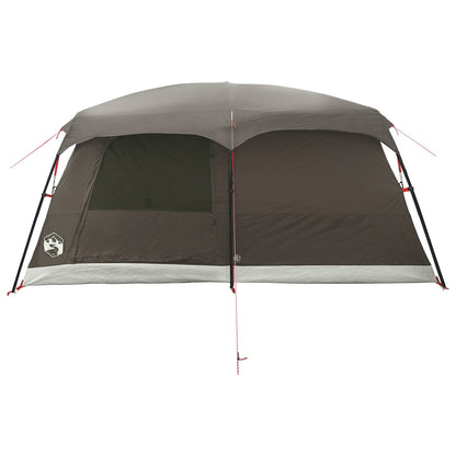 Gezinstent Bruin Grijs 500 x 400 x 230 cm Polyester en staal