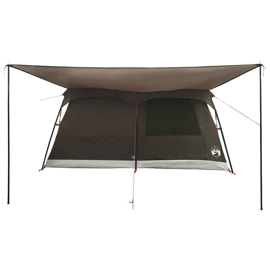 Gezinstent Bruin Grijs 500 x 400 x 230 cm Polyester en staal