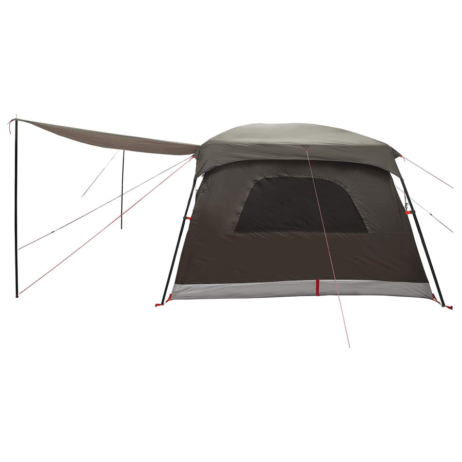 Gezinstent Bruin Grijs 500 x 400 x 230 cm Polyester en staal
