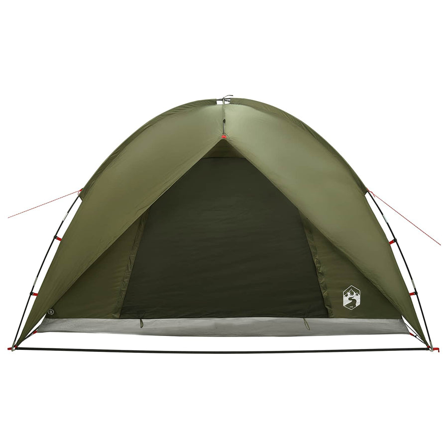 Camping Tent met Regenhoes Waterdicht Koepel Olijfgroen