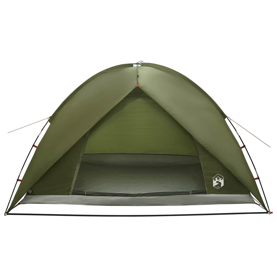 Camping Tent met Regenhoes Waterdicht Koepel Olijfgroen