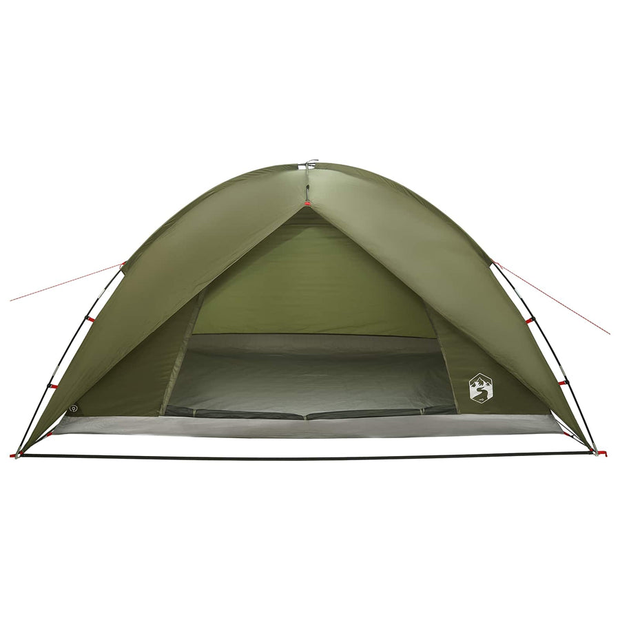 Camping Tent met Regenhoes Waterdicht Koepel Olijfgroen