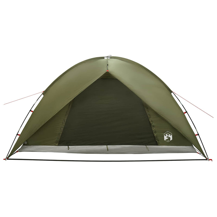 Camping Tent met Regenhoes Waterdicht Koepel Olijfgroen