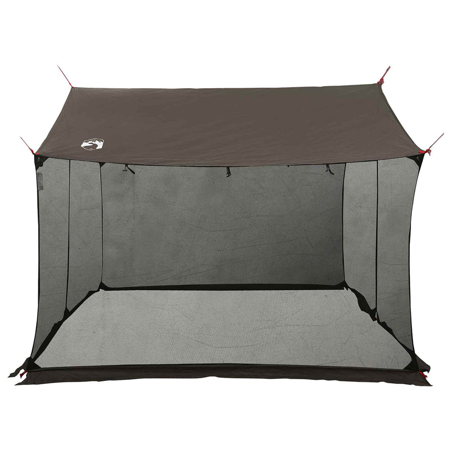 Campingzeil met gaaswanden Bruin Grijs 340 x 260 x 220 cm