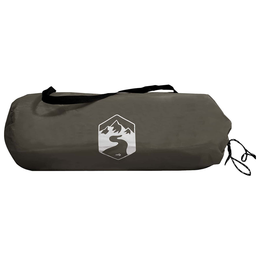 Campingzeil met gaaswanden Bruin Grijs 270 x 210 x 210 cm
