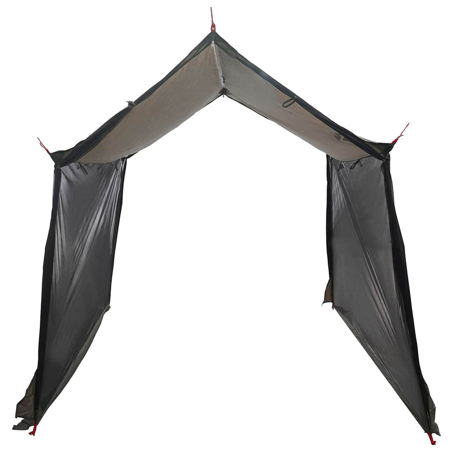 Campingzeil met gaaswanden Bruin Grijs 270 x 210 x 210 cm