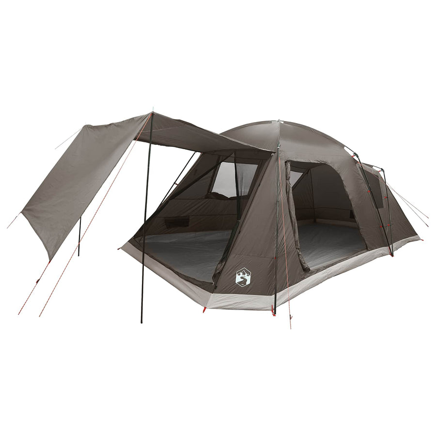 Huisje Tent Met Dak 12-Persoons Polyester En Staal 12 personen