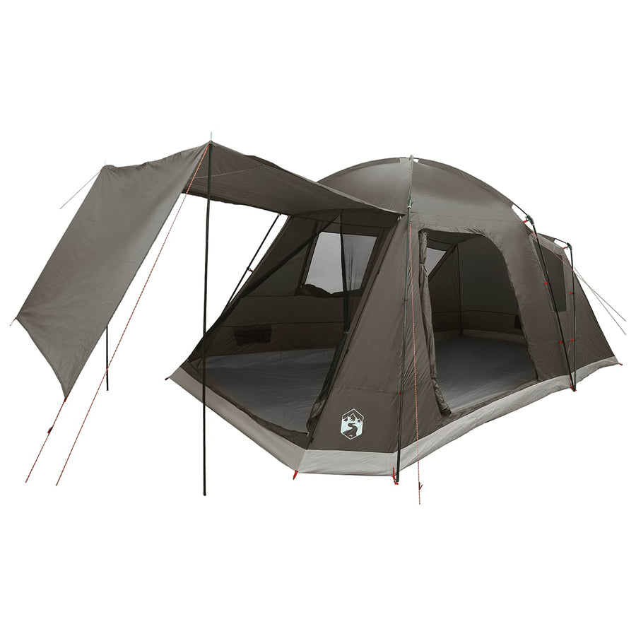 Huisje Tent Met Dak 8-Persoons Polyester En Staal 8 personen
