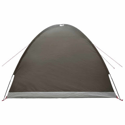 Huisje Tent met dak Bruin grijs 4-persoons Polyester en staal