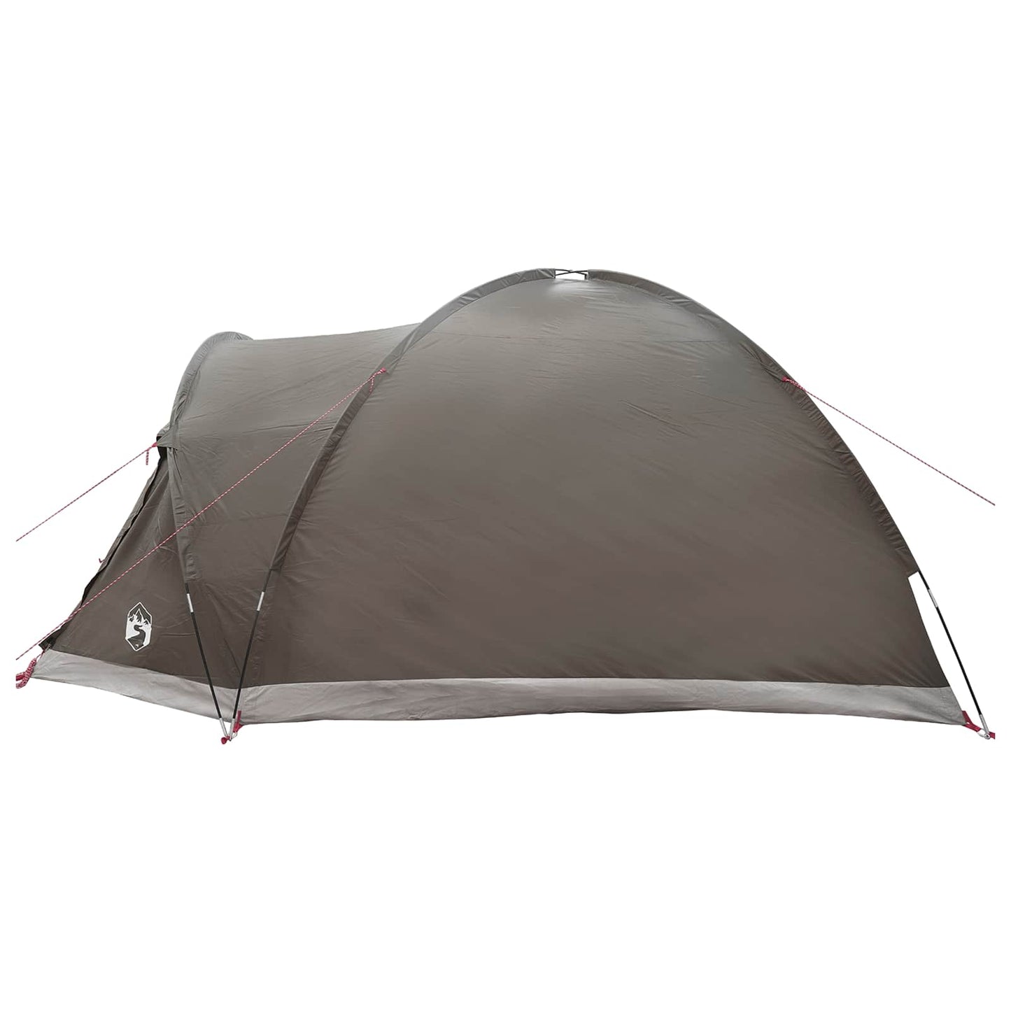 Huisje Tent met dak Bruin grijs 4-persoons Polyester en staal
