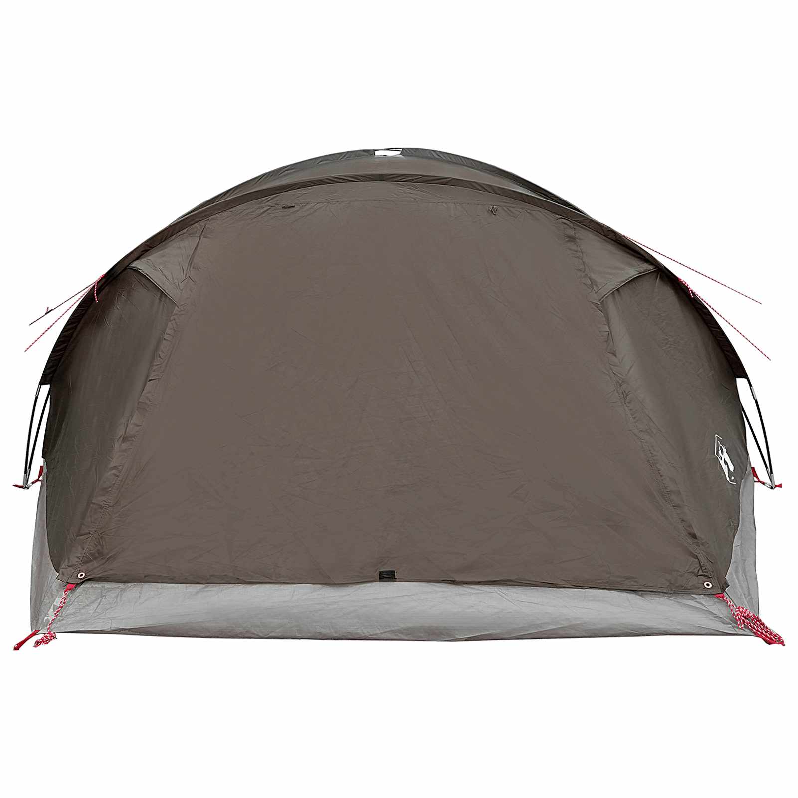 Huisje Tent met dak Bruin grijs 8-persoons Polyester en staal