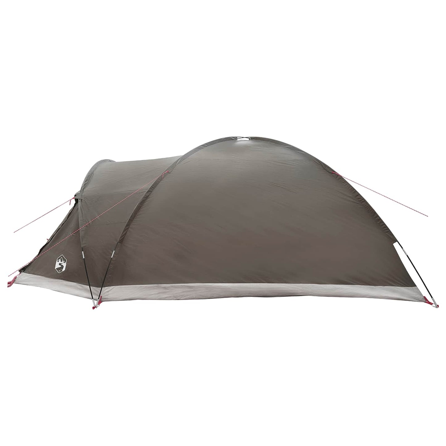 Huisje Tent met dak Bruin grijs 8-persoons Polyester en staal
