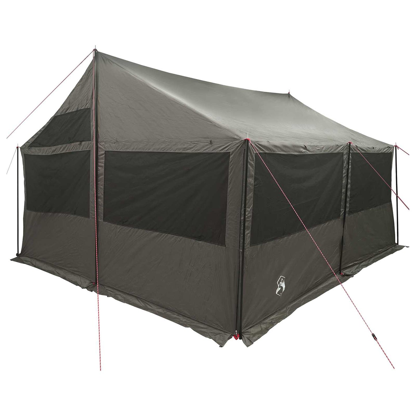 Gezinstent Bruin grijs 450 x 400 x 265 cm Polyester en staal
