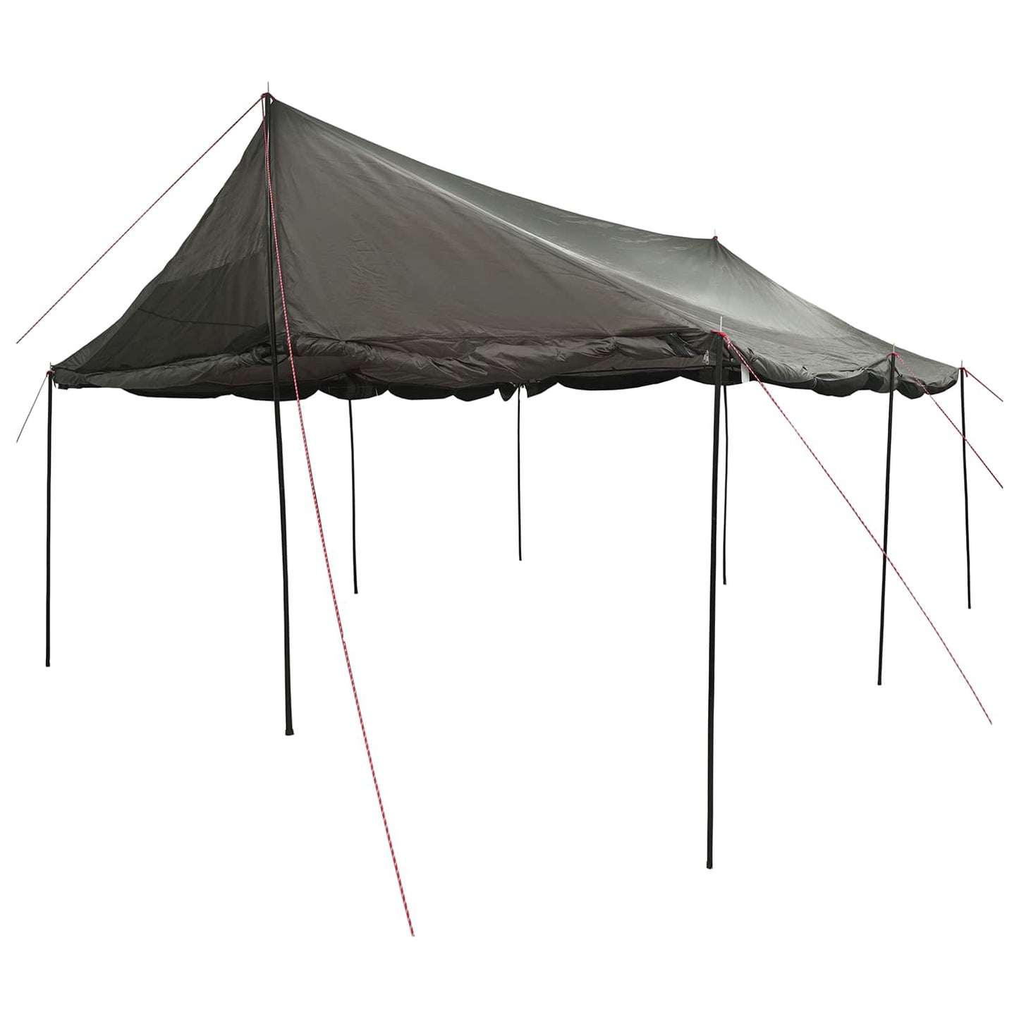 Gezinstent Bruin grijs 450 x 400 x 265 cm Polyester en staal