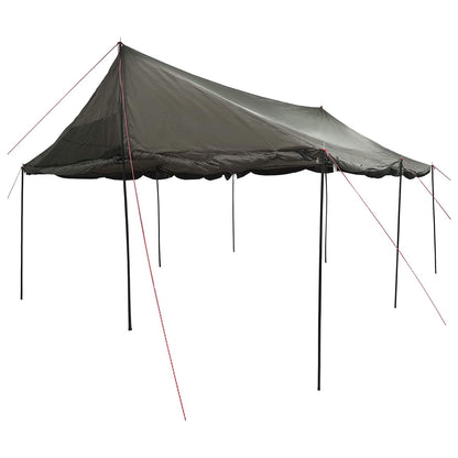 Gezinstent Bruin grijs 450 x 400 x 265 cm Polyester en staal