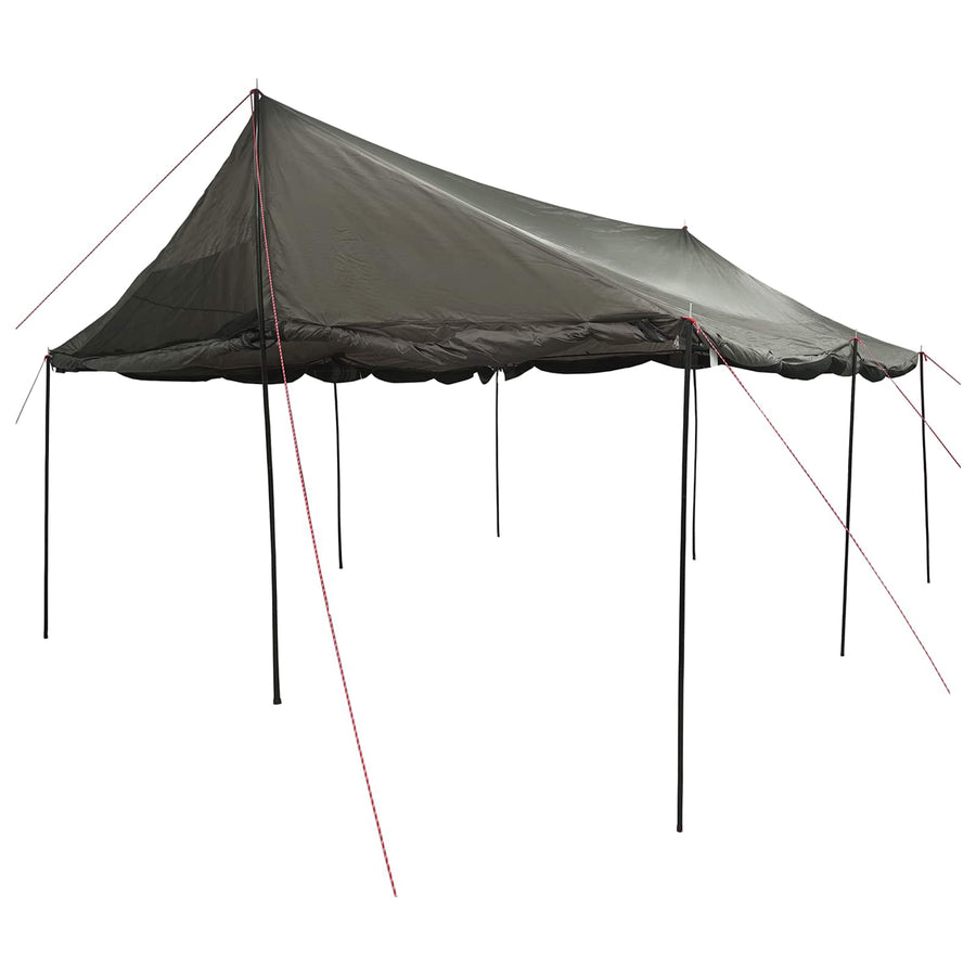 Gezinstent Bruin grijs 450 x 400 x 265 cm Polyester en staal