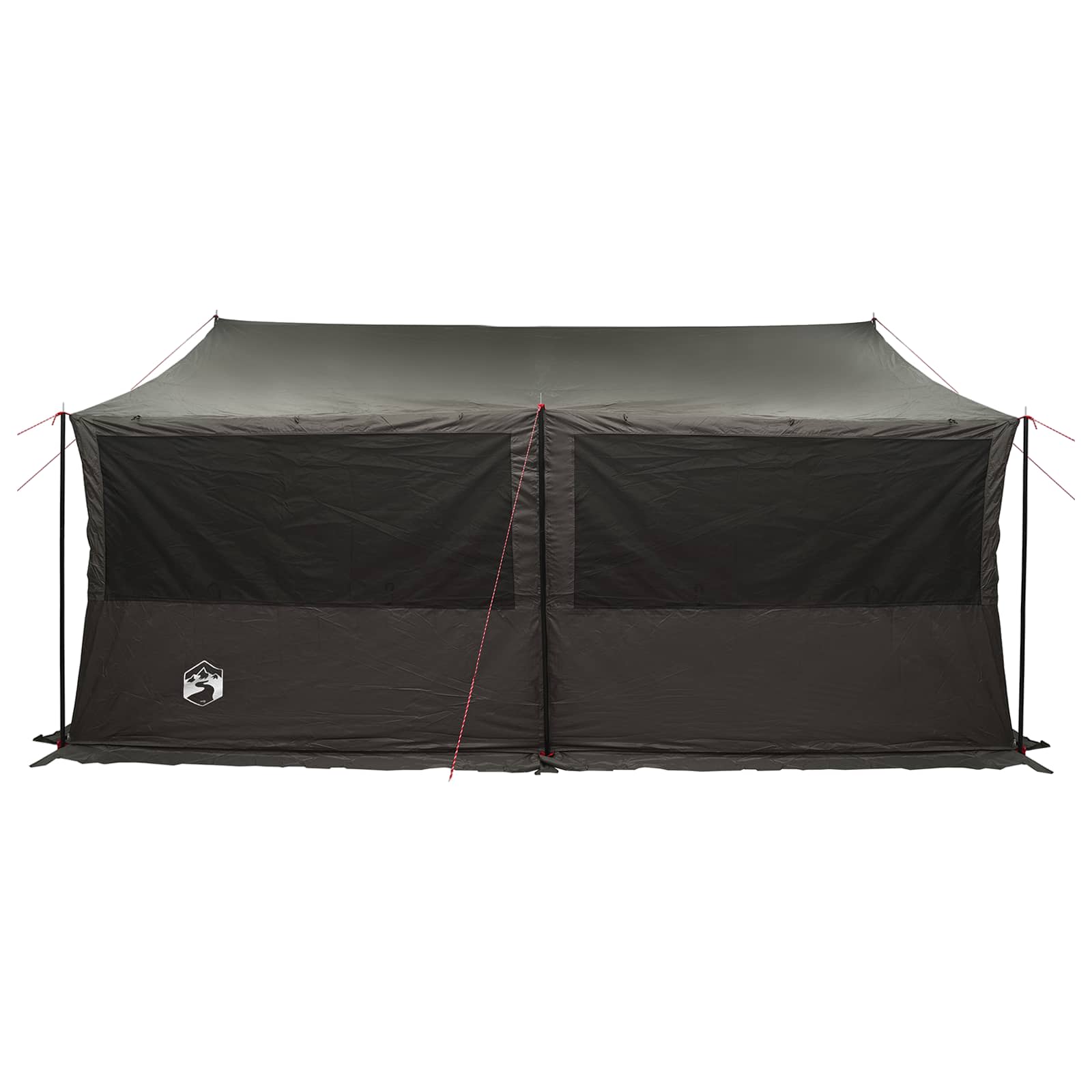Gezinstent Bruin grijs 450 x 400 x 265 cm Polyester en staal